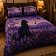 Black Cat Lavender Field Quilt Set – additional view 4