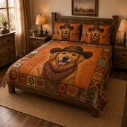 Golden Retriever Cowboy Western Quilt Set – additional view 2