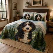 Bernedoodle Rustic Mountain Quilt Set – additional view 3