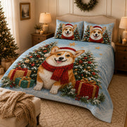 Christmas Corgi Quilt Set – additional view 3