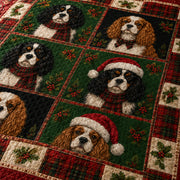 Cavalier King Charles Spaniel Christmas Quilt Set – additional view 3