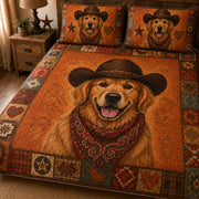 Golden Retriever Cowboy Western Quilt Set – additional view 3