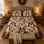 Christmas Corgi Quilt Set – additional view 4
