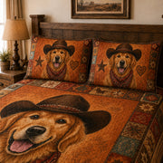 Golden Retriever Cowboy Western Quilt Set – additional view 4