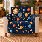 Little Planets Night Grid sofa cover armchair