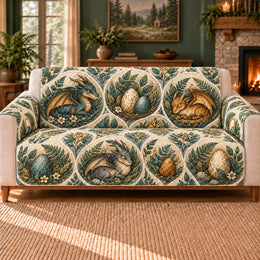 Dragon Sofa Cover, Dragon Nest Tiles, Decor, Gift for Science Lovers