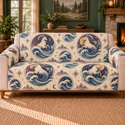 Capricorn Wave Cameos sofa cover hero