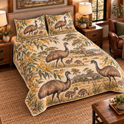 Emu Vintage Field Guide quilt set — left angle hero