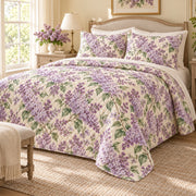 Lilac quilt set left angle, AI mockup