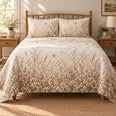 Baby's Breath Wild Meadow Quilt Set, Gift for Baby's Breath Lovers, Garden Gift