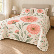 Gerbera Daisy quilt set right angle