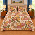 Lantana Patchwork Quilt Set, Gift for Lantana Lovers, Gift for Garden Lovers