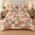 Kangaroo Paw Patchwork Quilt Set, Gift for Kangaroo Paw Lovers, Gift for Garden Lovers