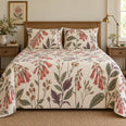 Cape Fuchsia Heirloom Herbarium Quilt Set, Gift for Flower Lovers