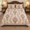 Garden Phlox Quilt Set, Vintage Floral Tapestry Bedding, Gift for Phlox and Garden Lovers