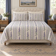 Lilac Chaste Tree Quilt Set, Classic Botanical Bedding, Gift for Gardeners