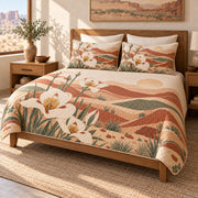 Sego lily southwest desert quilt set right angle