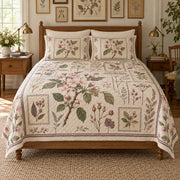 Apple blossom quilt set front hero view