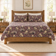 Smoky Plum Badger & Primrose Quilt Set, Gift for Badger and Primrose Fans