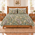 Muted Sage Koala & Eucalyptus Blossom Quilt Set, Gift for Koala and Eucalyptus Fans