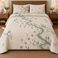 Moose Quilt Set, Woodland Track Map, Woodland Bedroom Decor, Gift for Moose Lovers
