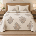 Paisley Quilt Set, Floating Teardrop Islands, Airy Bedroom Decor, Gift for Paisley Lovers