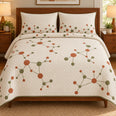 Mid Century Modern Quilt Set, Atomic Dot Connections, Gift for Retro Decor Lovers