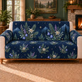 Alpine Night Sprigs Sofa Cover, Night Sky Decor, Gift for Stargazers
