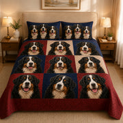 Bernese Mountain Dog Quilt Set