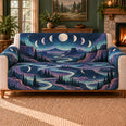 Canyon Moon Meander Sofa Cover, Night Sky Decor, Gift for Stargazers