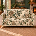 Clockwork Leaf Meander Sofa Cover, Dark Academia Decor, Gift for Fantasy Readers