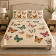 Colorful Butterfly Quilt Set