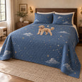 Constellation Doodle Goldendoodle Starry Garden Quilt Set