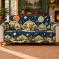 Cosmic Greenhouse Row Sofa Cover, Space Decor, Gift for Sci-Fi Fans