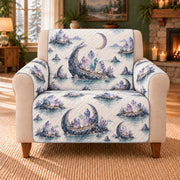 Crystal Crescent Islands sofa cover on a beige armchair