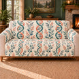 Double Helix Leaf Repeat Sofa Cover, Biology Decor, Gift for Biology Lovers