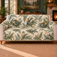 Dragon Fern Meander Sofa Cover, Fantasy Decor, Gift for Dragon Lovers