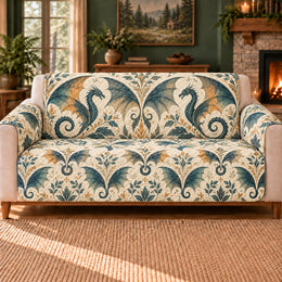 Dragon Wing Fans Sofa Cover, Fantasy Decor, Gift for Dragon Lovers