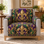 Fleur de Lis Floral Quilt Set, Elegant Gift for Fleur de Lis Decor Fans — alternate AI mockup