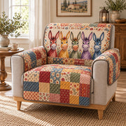 Colorful Donkey Patchwork Quilt Set, Farmhouse Gift for Donkey Lovers — alternate AI mockup