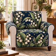 Lily of the Valley Quilt Set, Botanical Gift for Lily of the Valley Lovers — alternate AI mockup