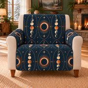 Eclipse Phase Ovals sofa cover on a beige armchair