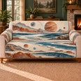 Exoplanet Shore Bands Sofa Cover, Planet Decor, Gift for Space Science Fans