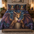Fantasy Dragon Tea Cup Quilt Set