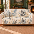 Fractal Leaf Scatter Sofa Cover, Science Decor, Gift for STEM Enthusiasts