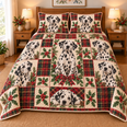 Dalmatian Heritage Tartan Christmas Quilt Set