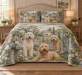 Labradoodle Rustic Farmhouse Quilt Set
