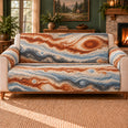Gas Giant Cloud Waves Sofa Cover, Planet Decor, Gift for Space Science Fans