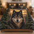 Wolf Mountain Forest Quilt Set