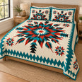 Turquoise Mesa Star Quilt Bedding Set - Southwest Bedroom Decor & Gift for Mom